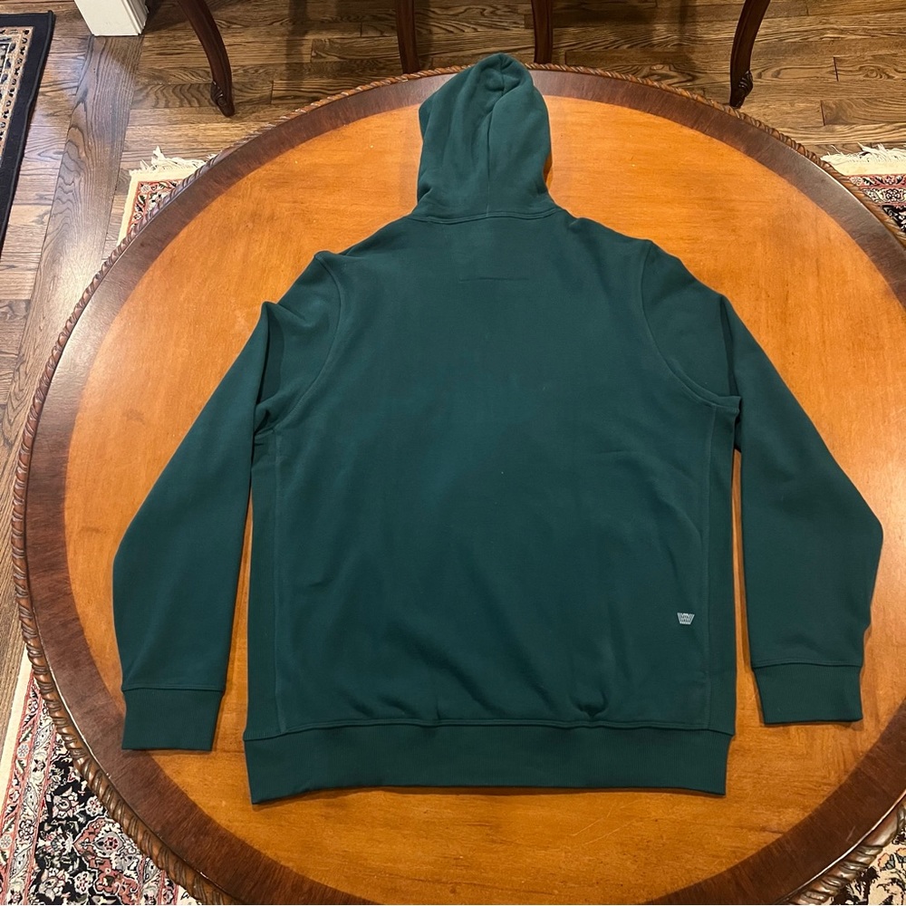 NEW Mack Weldon Men’s ACE Full-Zip Hooded Sweatshirt Midnight Pine XXL Green - Picture 4 of 15